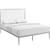 Annika Queen Platform Bed, Grey, Metal 12386