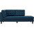 Empress Upholstered Fabric Bumper, Navy, Fabric 13148