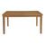 Marina Outdoor Patio Teak Dining Table, Wood, Brown 13173