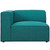 Mingle Fabric Armchair , Blue, Fabric 13181