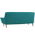 Response Upholstered Fabric Sofa, Fabric, Aqua Blue 13305