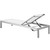 Shore 3 Piece Outdoor Patio Aluminum Set, Aluminum Metal Steel, White 13556