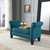 Rendezvous Bench, Fabric, Aqua Blue 13589