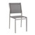 Shore Side Chair Outdoor Patio Aluminum Set of 2, Aluminum Metal Steel, Grey Gray 13592