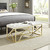 Intersperse Bench, Velvet Fabric Metal Steel, Gold Ivory 13775