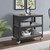 Vivify Tiered Serving Stand, Wood Metal Steel, Black 13788