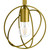 Perimeter Brass Wall Sconce Light Fixture, Brass Metal Steel Steel, Gold 13862