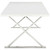 Sector Dining Table, Wood Metal Steel, White 14056