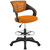 Thrive Mesh Drafting Chair, Fabric, Orange 14066
