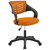 Thrive Mesh Office Chair, Fabric, Orange 14071