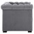 Heritage Upholstered Velvet Armchair, Velvet Fabric, Grey Gray 14128