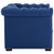 Heritage Upholstered Velvet Armchair, Velvet Fabric, Navy Blue 14130
