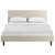 Anya Queen Bed, Queen Size, Fabric, Beige, 14370