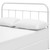Serena King Steel Headboard, King Size, Metal Steel, White, 14404