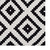 Alika Abstract Diamond Trellis 5x8 Area Rug, Fabric, Multi White Black 14744