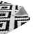 Alika Abstract Diamond Trellis 8x10 Area Rug, Fabric, Multi White Black 14745