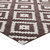 Alika Abstract Diamond Trellis 5x8 Area Rug, Fabric, Multi Brown 14752