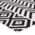 Ailani Geometric Chevron / Diamond 8x10 Area Rug, Fabric, Multi White 14759