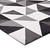 Kahula Geometric Triangle Mosaic 8x10 Area Rug, Fabric, Multi Gray Grey 14765
