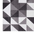 Kahula Geometric Triangle Mosaic 8x10 Area Rug, Fabric, Multi Gray Grey 14765