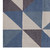 Kahula Geometric Triangle Mosaic 8x10 Area Rug, Fabric, Multi Blue 14767