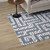 Nahia Geometric Maze 8x10 Area Rug, Fabric, Multi Grey Gray 14771