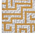 Nahia Geometric Maze 8x10 Area Rug, Fabric, Multi Yellow 14773