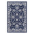Kazia Distressed Floral Lattice 5x8 Area Rug, Fabric,  Multi Blue 14780