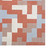 Andela Interlocking Block Mosaic 5x8 Area Rug, Fabric, Multi Orange 14784