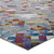Lavendula Triangle Mosaic 5x8 Area Rug, Fabric, Multi Colorful 14804