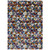 Arisa Geometric Hexagon Mosaic 8x10 Area Rug, Fabric, Multi Colorful 14823