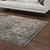 Hana Distressed Vintage Floral
Lattice 5x8 Area Rug, Fabric,  Multi Brown 14853