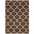 Beltara Chain Link Transitional Trellis 5x8 Area Rug, Fabric, Multi Brown 14893