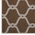 Beltara Chain Link Transitional Trellis 8x10 Area Rug, Fabric, Multi Brown 14894