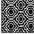 Frame Transitional Moroccan Trellis 5x8 Area Rug, Fabric, Multi Black 14899