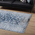 Chiara Distressed Floral Lattice Contemporary 8x10 Area Rug, Fabric, Antique  Blue 14906