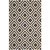 Perplex  Geometric Diamond Trellis 8x10 Indoor and Outdoor Area Rug, Fabric, Multi Beige 14916