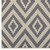 Jagged Geometric Diamond Trellis 5x8 Indoor and Outdoor Area Rug, Fabric, Grey Gray 14917