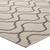 Linza Wave Abstract Trellis 5x8 Indoor and Outdoor Area Rug, Fabric, Multi Beige 14919