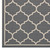 Avena Moroccan Quatrefoil Trellis 5x8 Indoor and Outdoor Area Rug, Fabric, Grey Gray 14923
