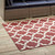 Cerelia Moroccan Trellis 5x8 Indoor and Outdoor Area Rug, Fabric, Multi Red 14935