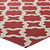Cerelia Moroccan Trellis 8x10 Indoor and Outdoor Area Rug, Fabric, Multi Red 14936