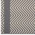 Optica Chevron With End Borders 5x8 Indoor and Outdoor Area Rug, Fabric, Multi Grey Gray 14947