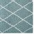 Toryn Diamond Lattice 5x8 Shag Area Rug, Fabric, Multi Blue 14981