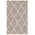 Toryn Diamond Lattice 5x8 Shag Area Rug, Fabric, Multi Beige 14983
