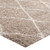 Toryn Diamond Lattice 5x8 Shag Area Rug, Fabric, Multi Beige 14983