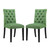 Duchess Dining Chair Fabric Set of 2, Fabric, Green 15427