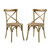 Gear Dining Side Chair Set of 2, Wood, Natural 15449