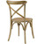 Gear Dining Side Chair Set of 2, Wood, Natural 15449