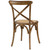 Gear Dining Side Chair Set of 4, Wood, Brown 15455